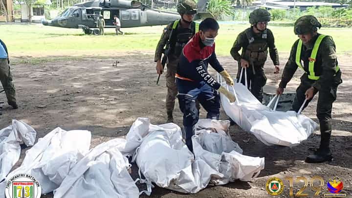 Philippine Army conducts retrieval operations in Malapatan