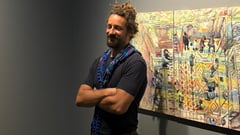 Capoeira Painting: Henri Lamy dances
with colors in latest exhibit