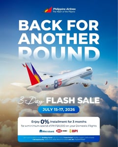 PAL launches 3-day flash sale with up to 50% off domestic fares