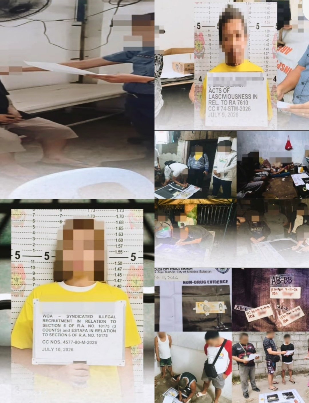 15 arrested, P281K in shabu seized in Bulacan police operations
