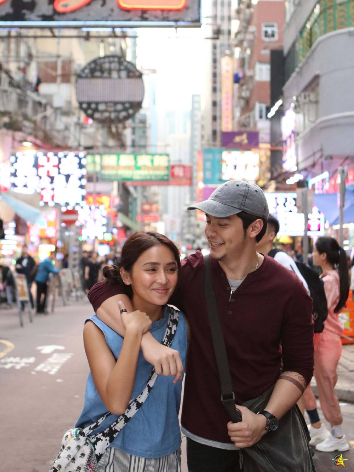 SCENE from ‘Hello, Love, Goodbye’ starring Kathryn Bernardo and Alden Richards
in Hong Kong.