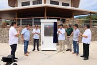 President Ferdinand Marcos Jr. and other government officials joined the unveiling of the Benoni Port Light Craft Landing Station in the Province of Camiguin on Monday.