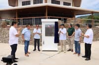 President Ferdinand Marcos Jr. and other government officials joined the unveiling of the Benoni Port Light Craft Landing Station in the Province of Camiguin on Monday.