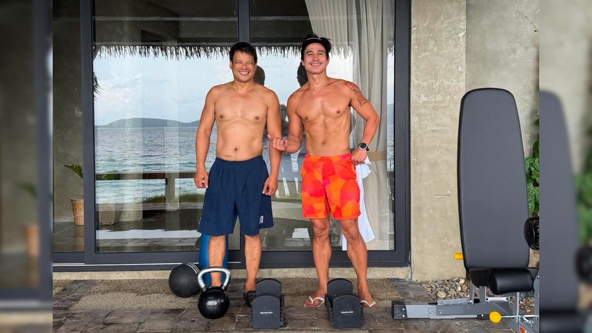 Yul Servo begins fitness journey with Piolo Pascual