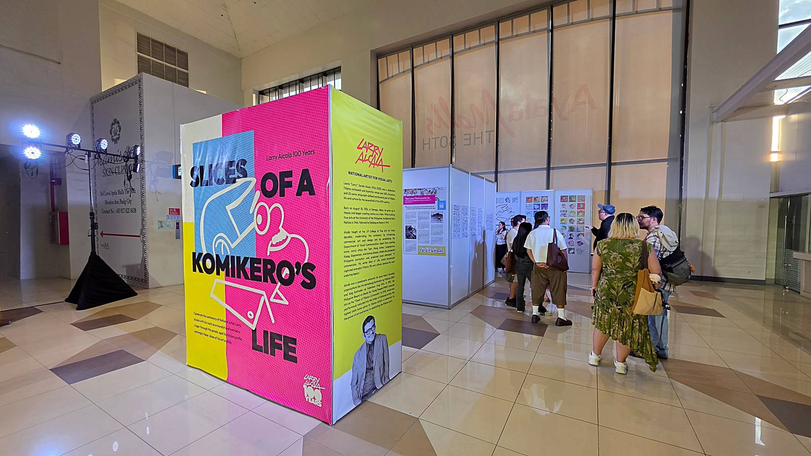 The tribute exhibit was part of the Philippine International Comics Festival.