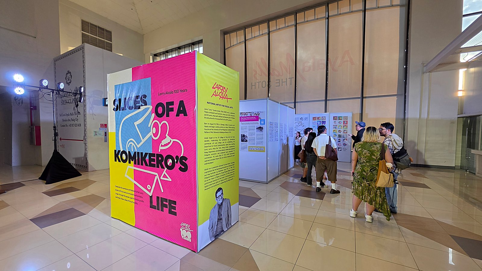 The tribute exhibit was part of the Philippine International Comics Festival.