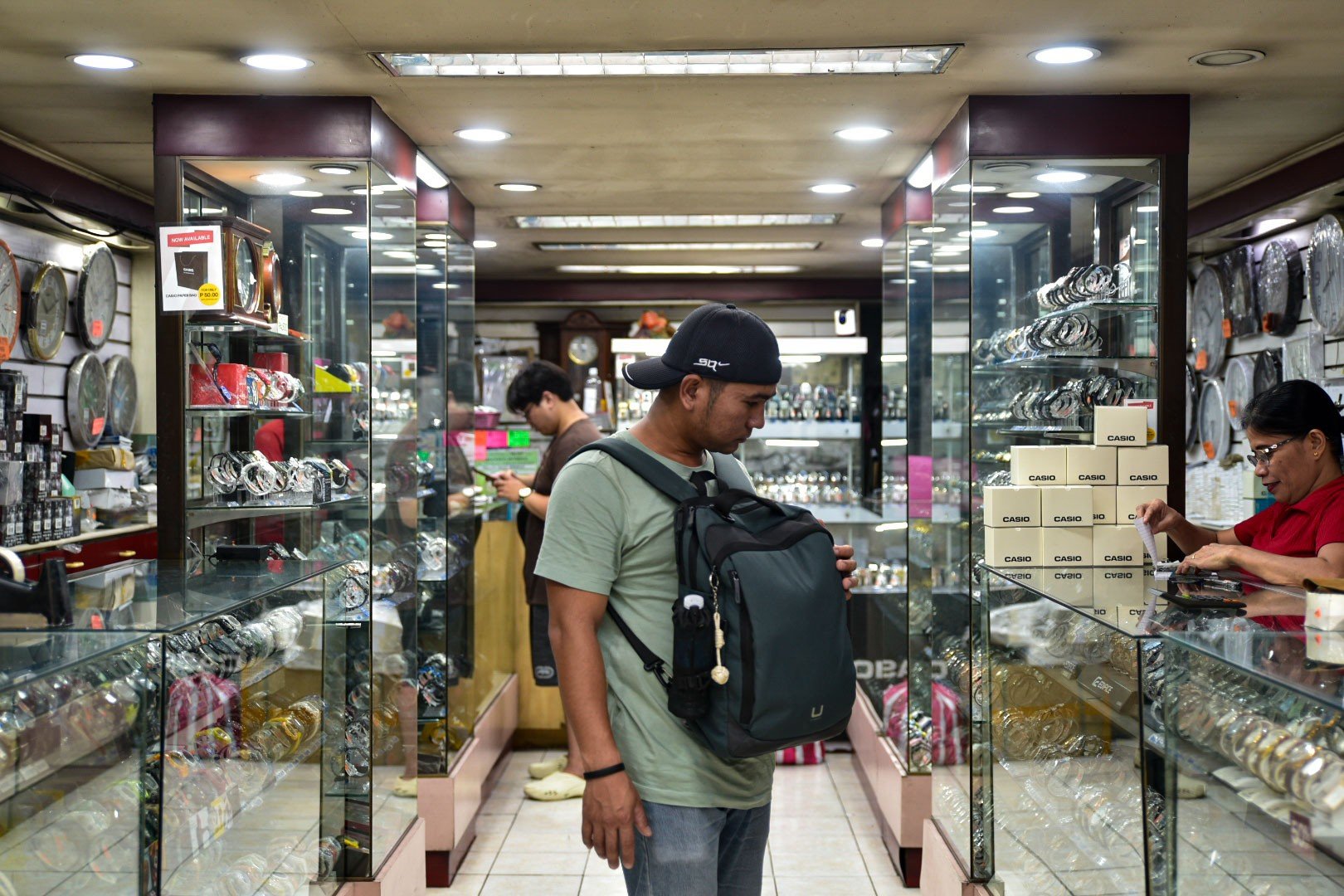Watch shops in Manila still standing