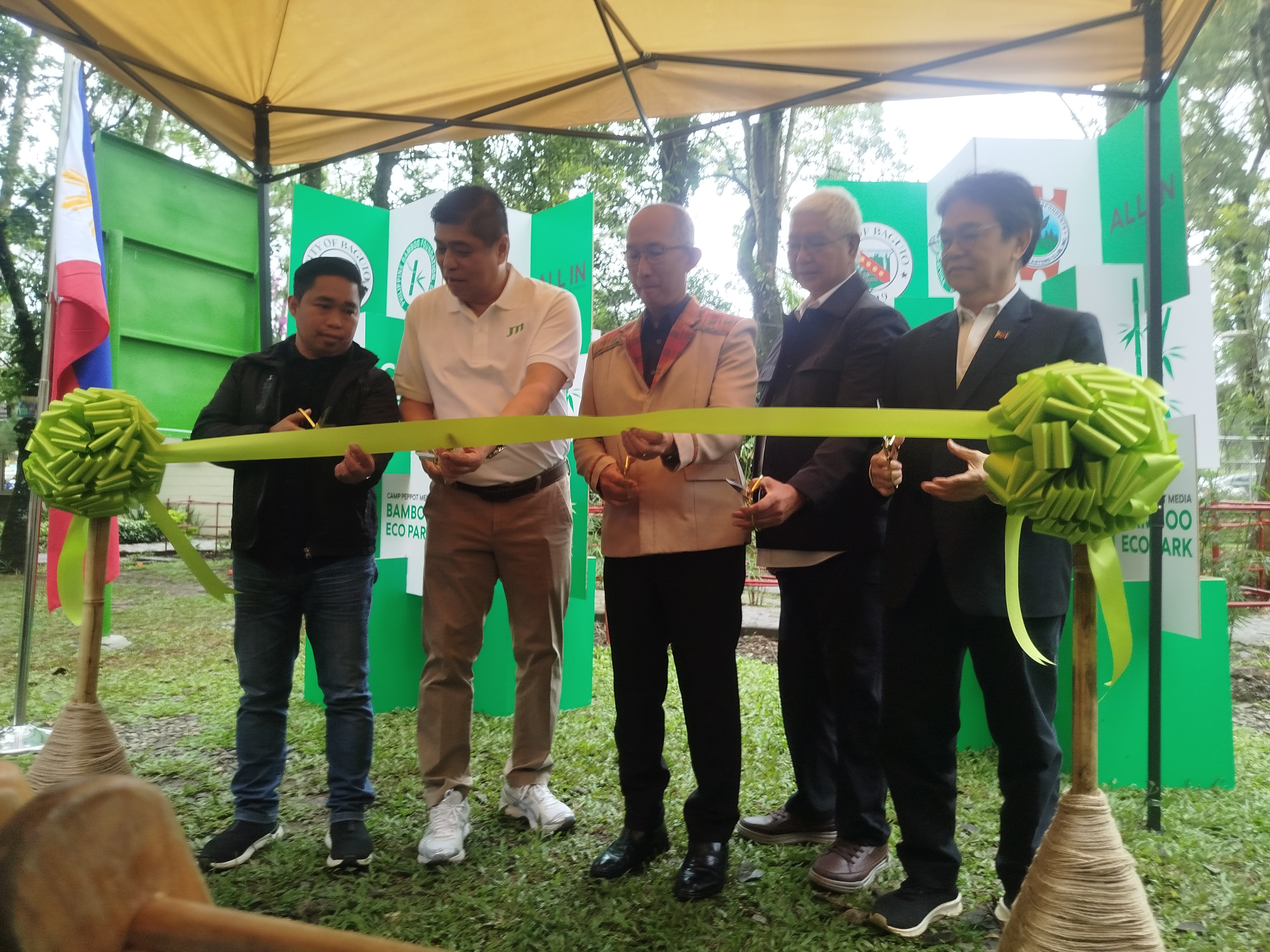 Bamboo ecopark opens in Burnham Park