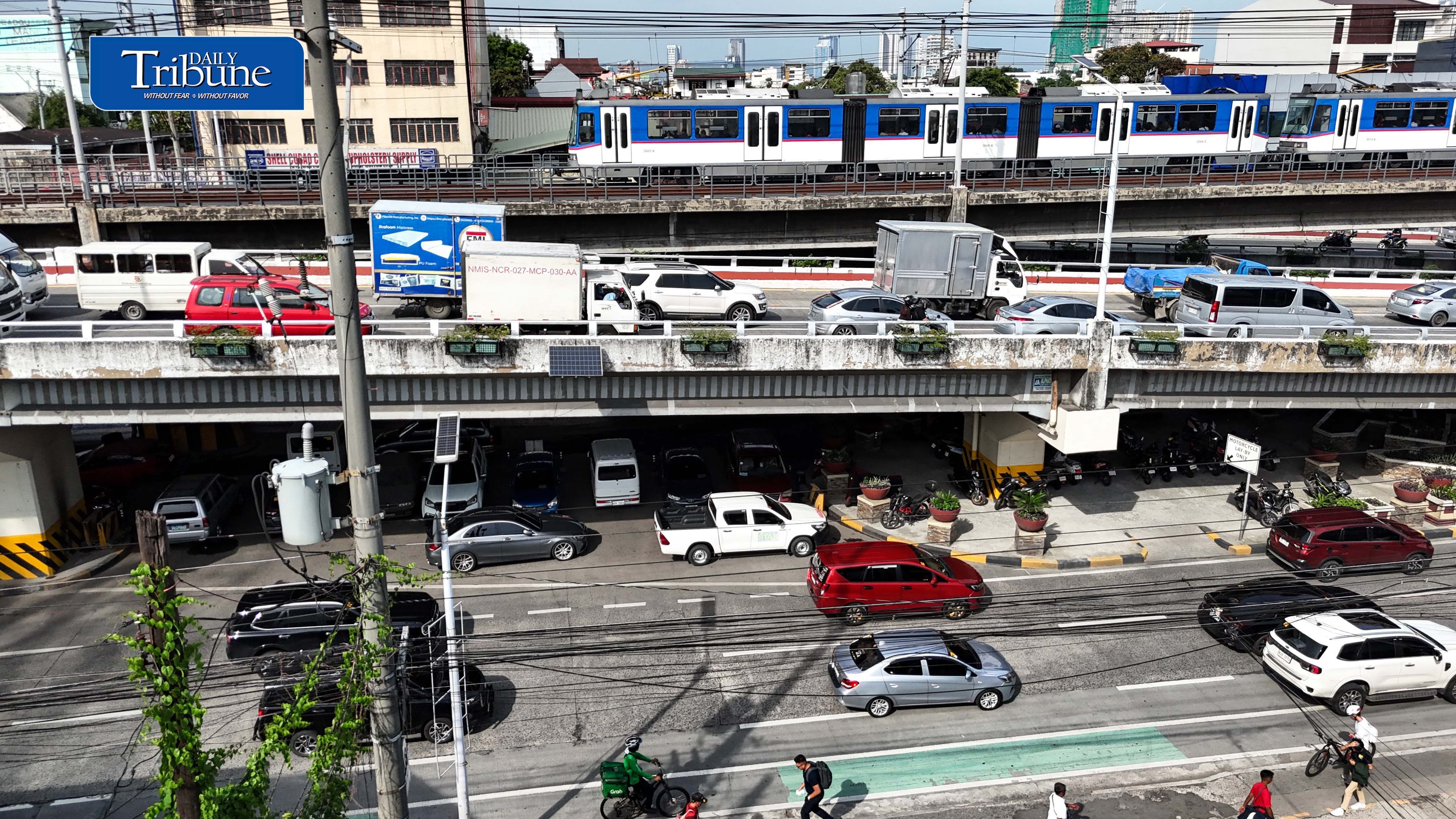 EDSA Southbound traffic