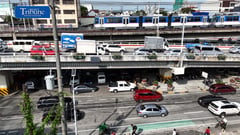 EDSA Southbound traffic