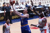 ROBERT Bolick and the NLEX Road Warriors soar to a 135-100 win over the Titan Ultra Giant Risers to secure the solo lead in the PBA Season 50 Governors’ Cup on Tuesday at the Ynares Center in Antipolo City.