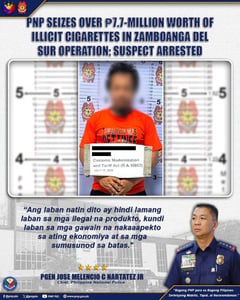 P7.7M illegal cigarettes seized in Zamboanga Del Sur