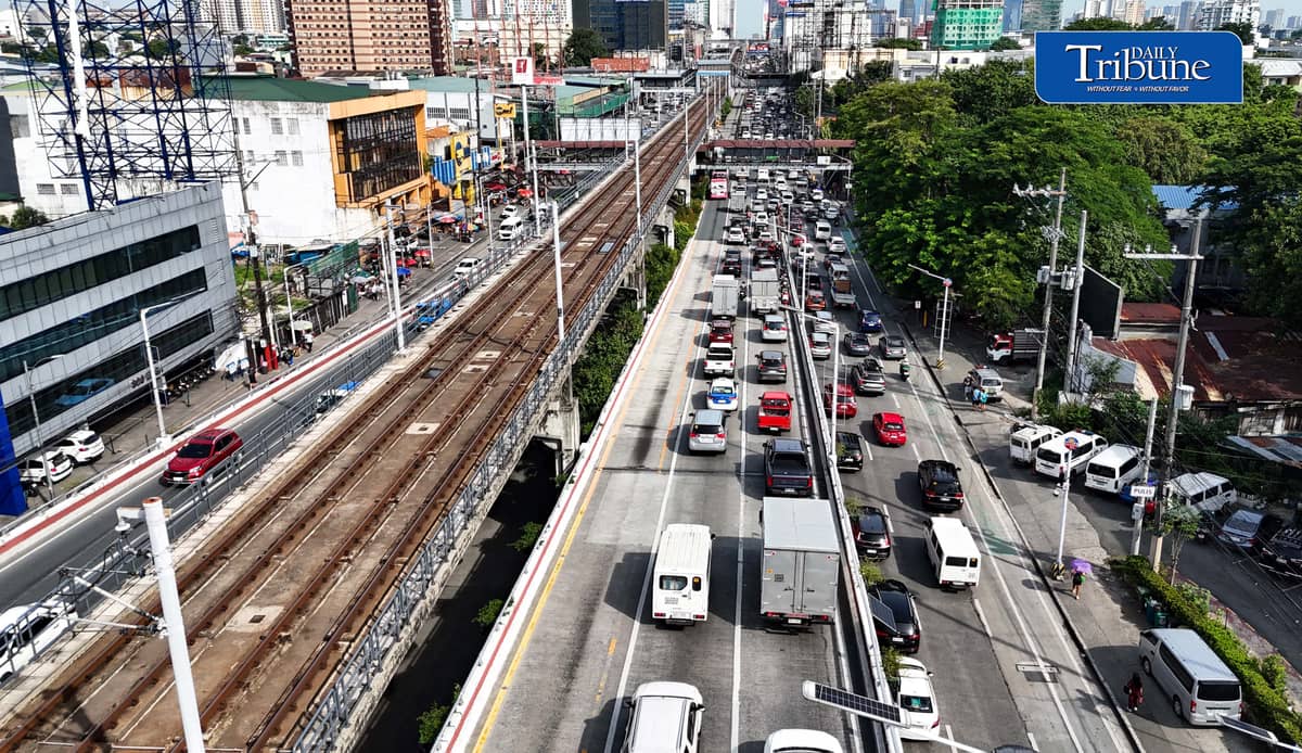 (July 14 2026) Moderate traffic build up along Edsa Southbound in Kamuning Quezon City on Tuesday afternoon July 14 2026. Motorists are greeted with another round of fuel price increases, as diesel prices rose by P2.62 to P4.62 per liter and kerosene by P2.22 to P4.22, while gasoline prices remained largely stable on Tuesday, July 14.The Department of Energy attributed the adjustments to continued volatility in the global oil market amid renewed tensions between the United States and Iran. Photo/Analy Labor