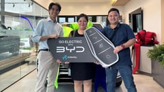 Security Bank awards two BYD Sealion 6 SUVs

