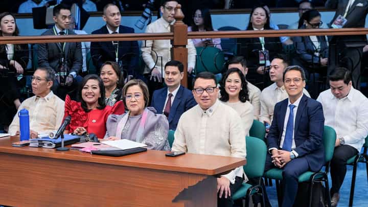 REP. Joel Chua (rightmost) seems to have lowered the bar on the proof needed to convict Vice President Sara Duterte.
