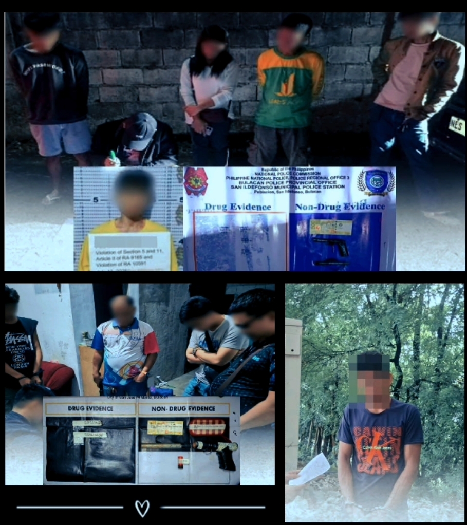 Bulacan cops seize shabu, firearms; town's top wanted suspect arrested