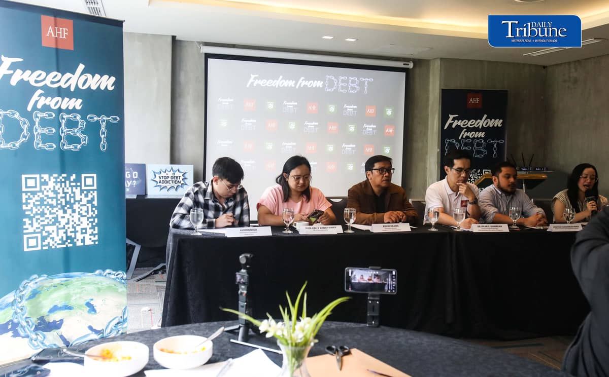 (July 14 2026) Members of the Freedom from Debt Coalition (FDC) hold a forum in Quezon City on Tuesday, July 14, 2026, tackled the country's growing debt, which reached P18.55 trillion as of end-May, could trigger another debt crisis similar to that of the 1980s. The group also urged the government to reduce its reliance on borrowing and ensure public funds are spent on essential services and transparent projects. Photo/Analy Labor