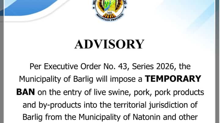 Another Mountain Province town tightens ASF controls