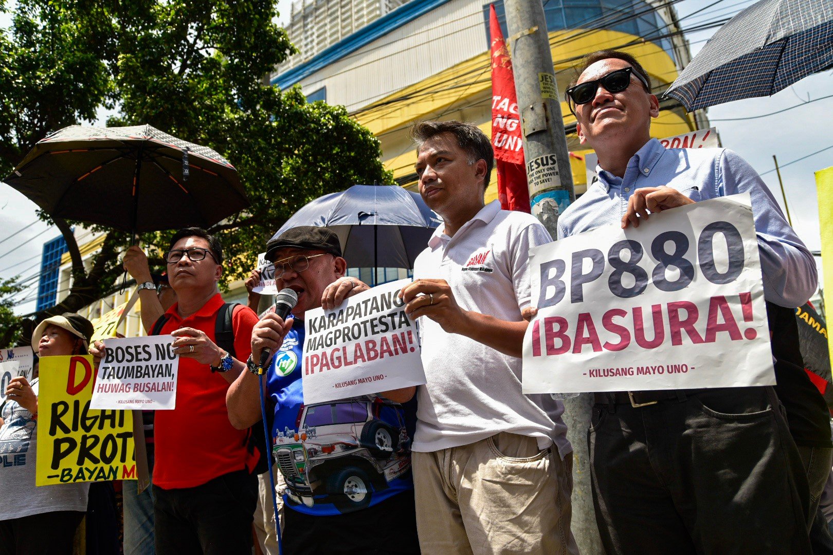 Labor Day protest case against 4 Makabayan leaders moves to Trial