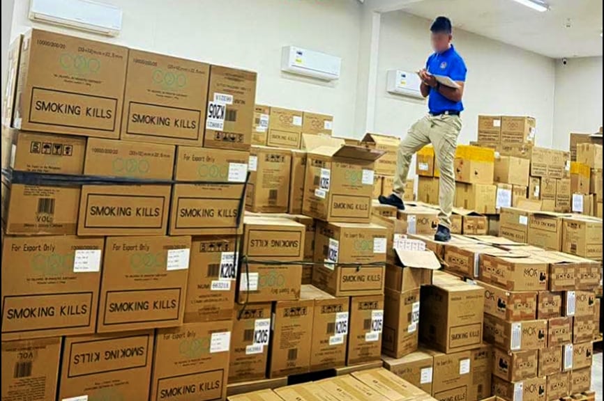 P150M substandard tobacco products seized in Pampanga