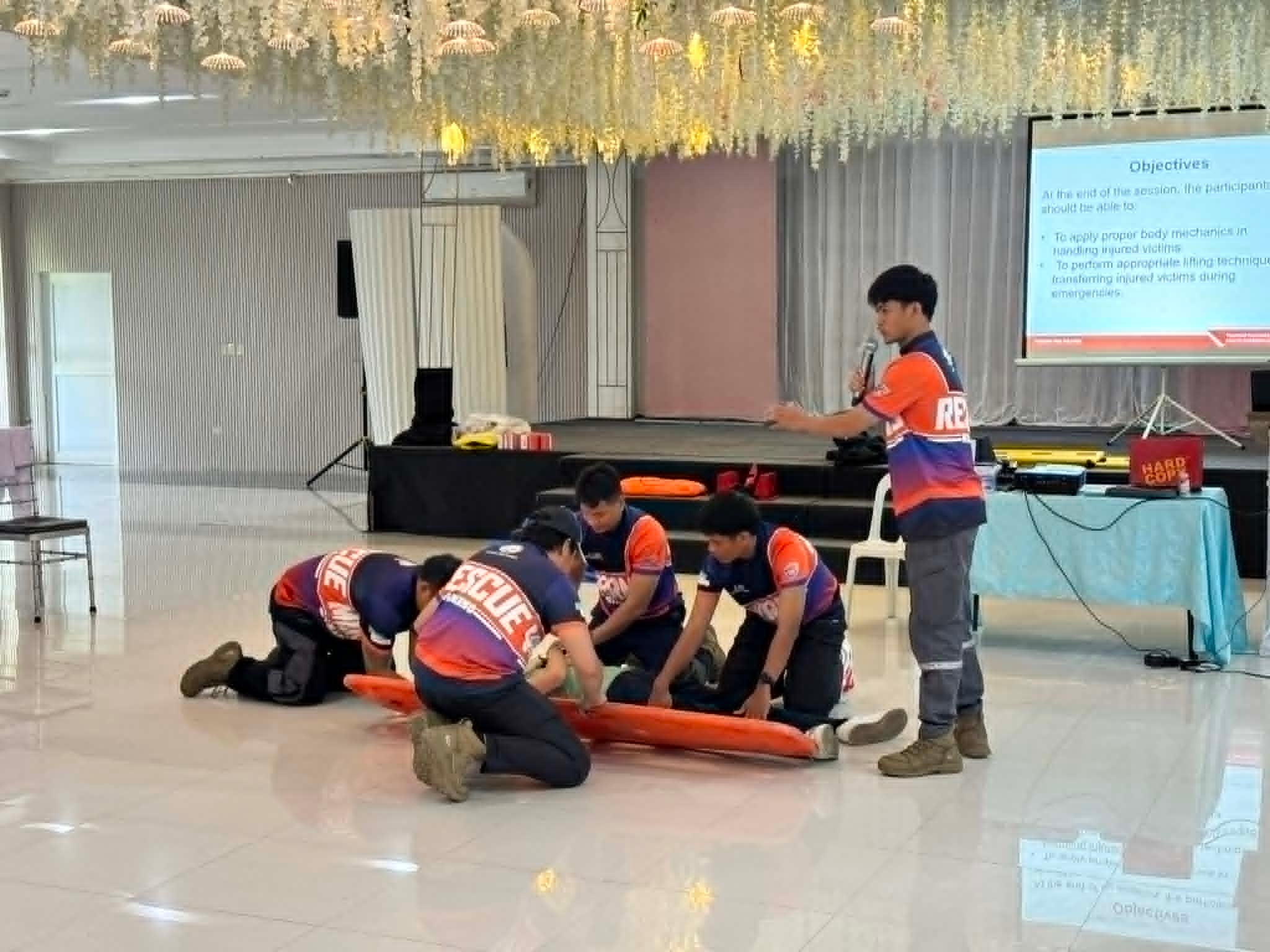 AboitizPower, MDRRMO hold first aid training for 65 youth volunteers