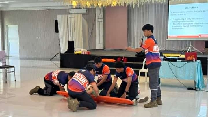 AboitizPower, MDRRMO hold first aid training for 65 youth volunteers