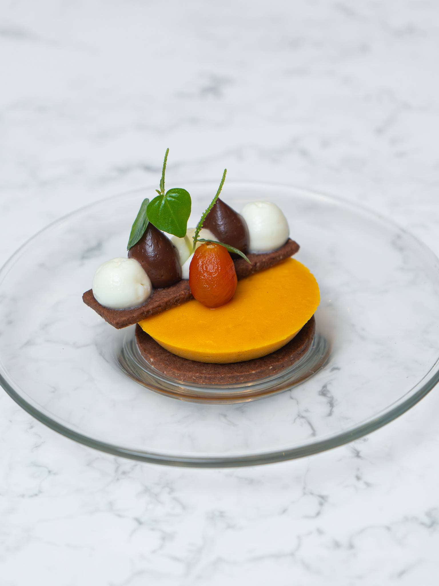 Sweet Potato Chocolate Tart.