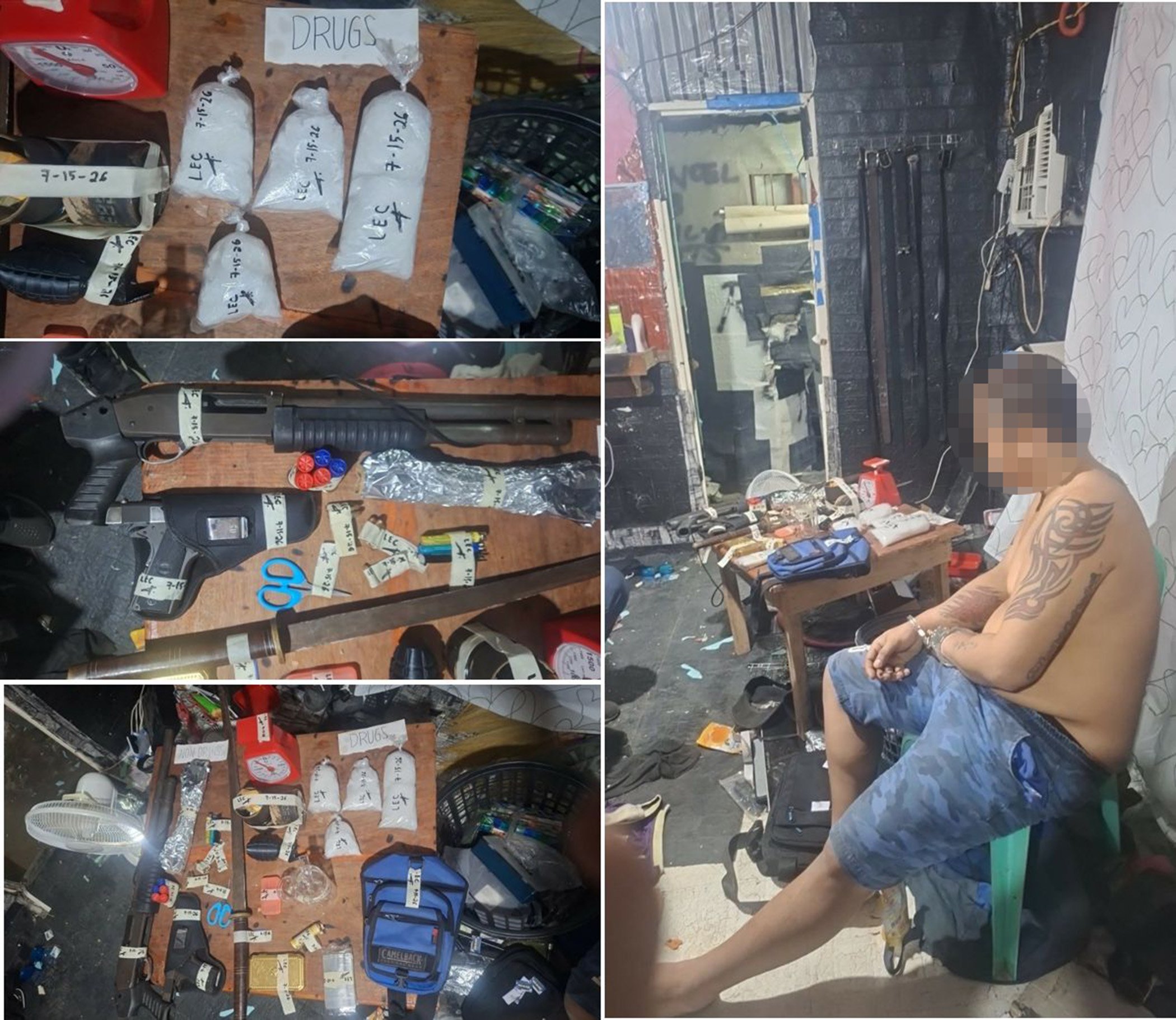 Murder suspect arrested in Isabela; suspected illegal drugs, firearms seized