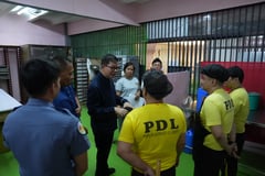 Sandigan justice inspects QC Jail after Marcoleta's transfer