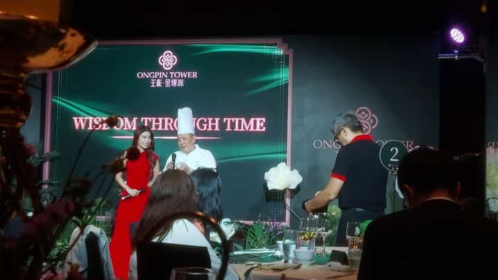 China Blue Executive Chinese Chef Eng Yew Khor shares how the dinner tried to encapsulate the heart and soul of Ongpin Tower.