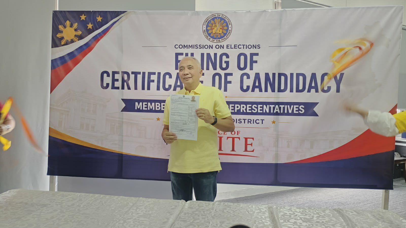 Mangubat first to file COC for Cavite special poll