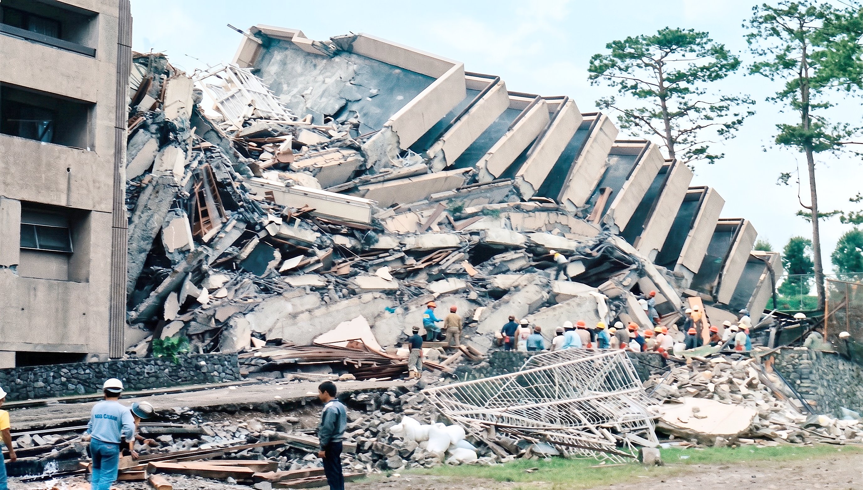 THE collapsed Hyatt Terraces Baguio Hotel remains a bitter memory for residents after the 7.8 magnitude quake on 16 July 1990.