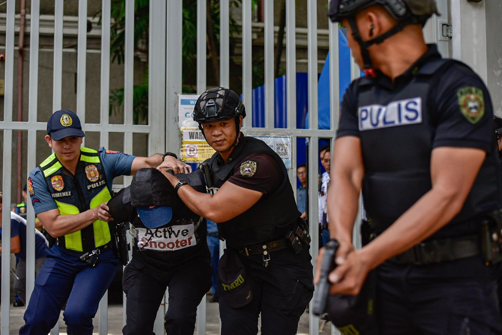 QCPD unveils school active shooter safety drills
