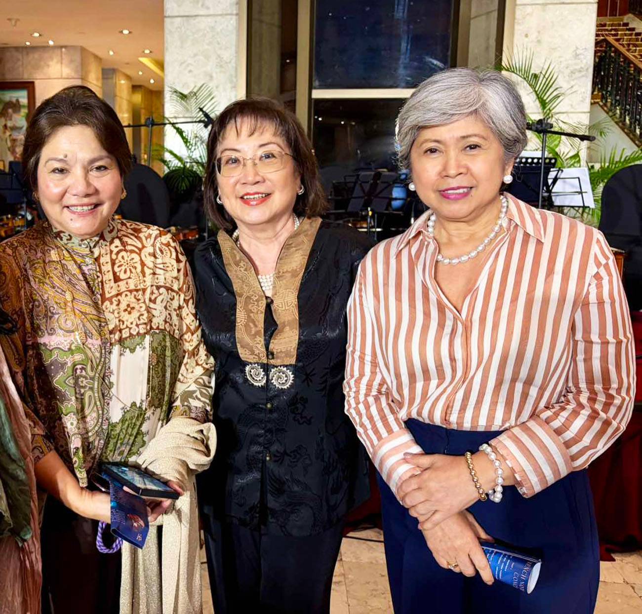 MARGET Villarica, Mayen Tan and Tess Albulario.