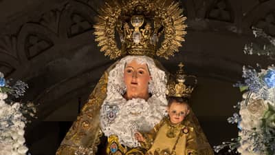 the image of Our Lady of Mount Carmel in Marikina City