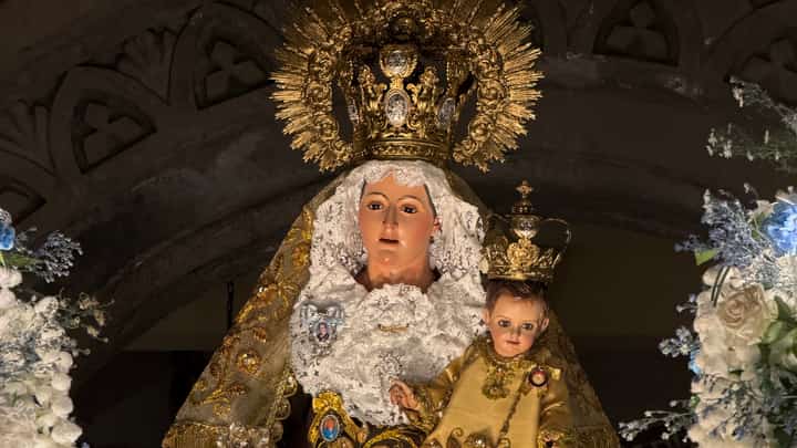 the image of Our Lady of Mount Carmel in Marikina City