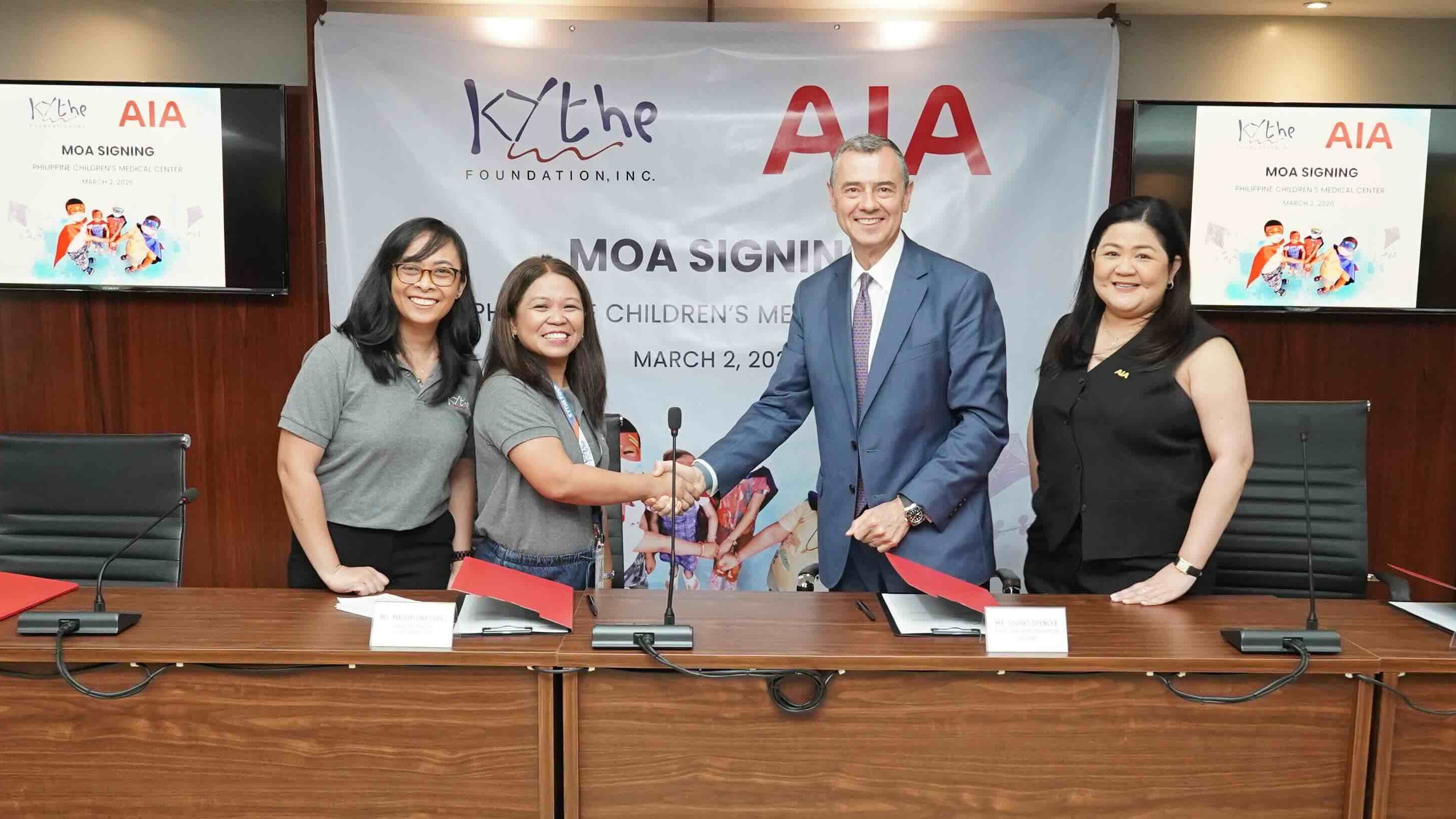 AIA, BPI AIA donate to Kythe for pediatric care