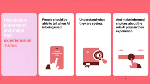 TikTok expands AI transparency
tools, literacy efforts