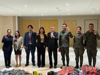 Bloomberry foundation donates rescue gear to Army engineer battalion
