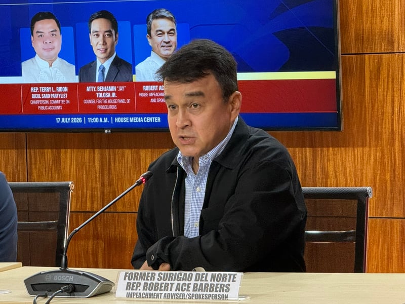 Impeachment vs VP Sara not a ‘popularity contest’ – ex-solon