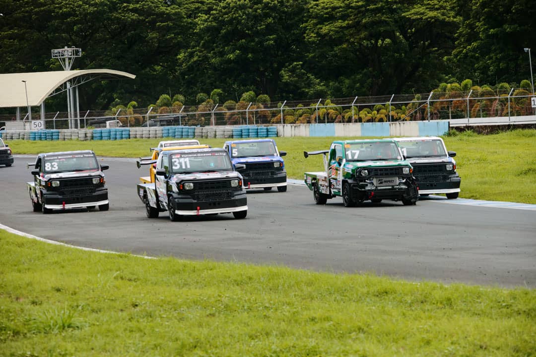 RACING Tamaraw entries powered by a B5 coco-biodiesel blend compete during the one-make event in Pampanga.