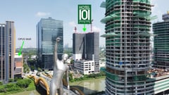 Hotel101-Libis tops off, set to become Quezon City's largest hotel