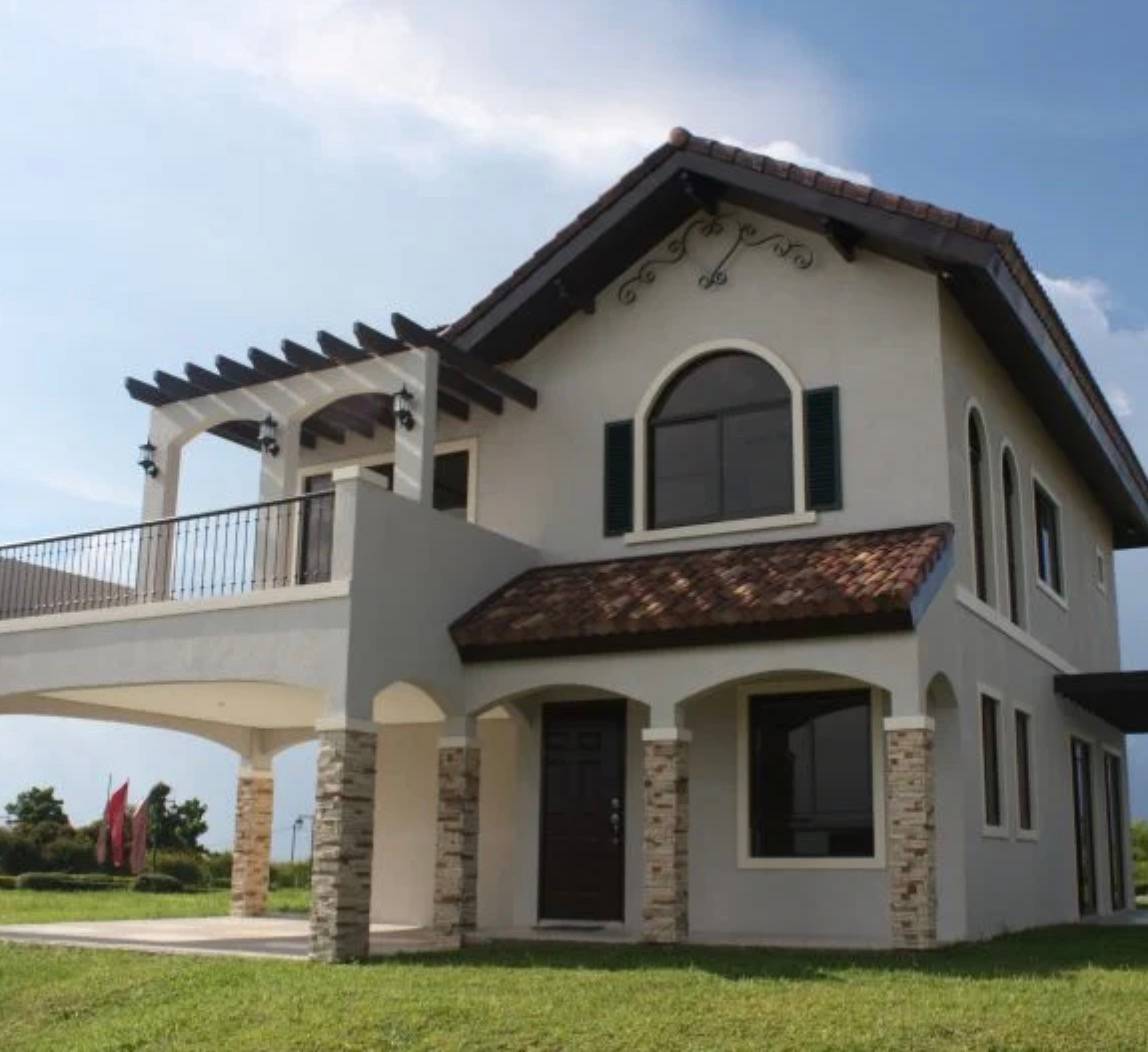 Carletti luxury house model, a two-story luxury house that has a floor area of 211 square meters.
