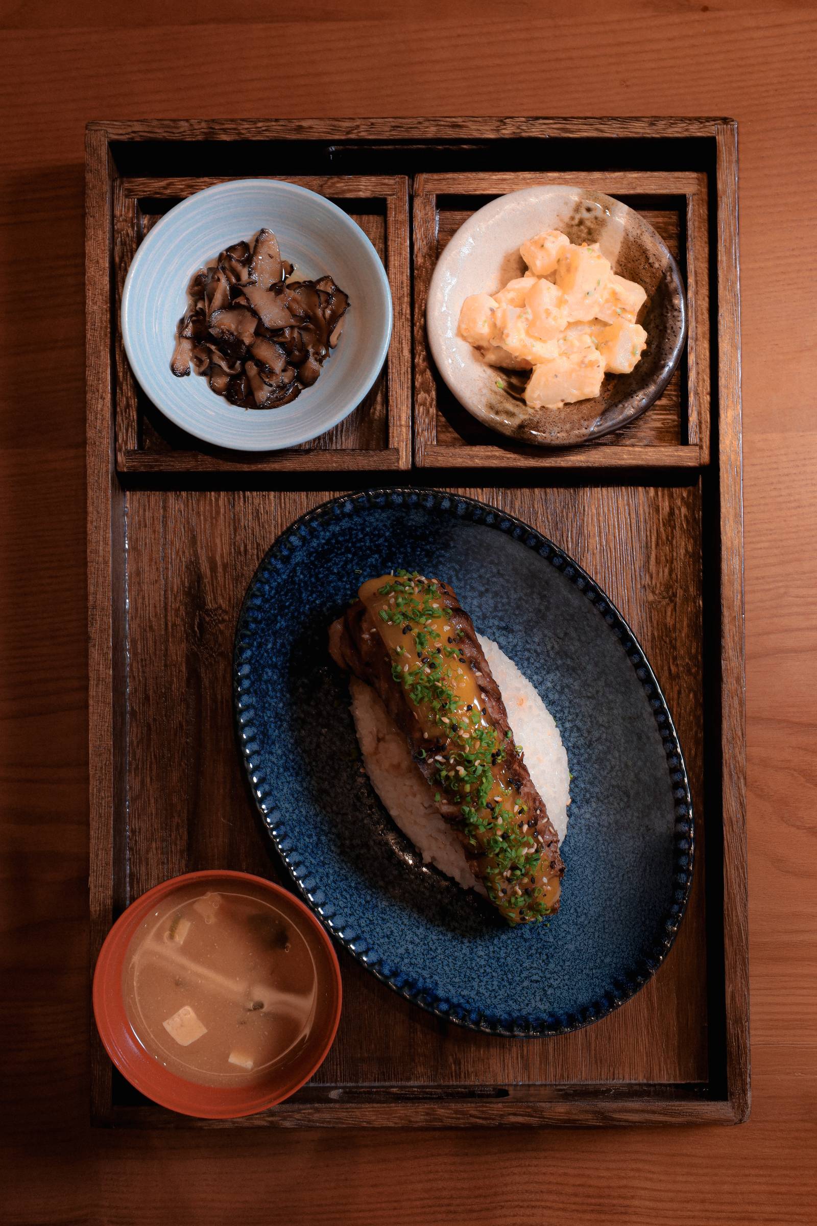 Wagyu Tataki Bento.