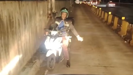 LTO suspends MMDA traffic aide's license over viral EDSA bus lane counterflow