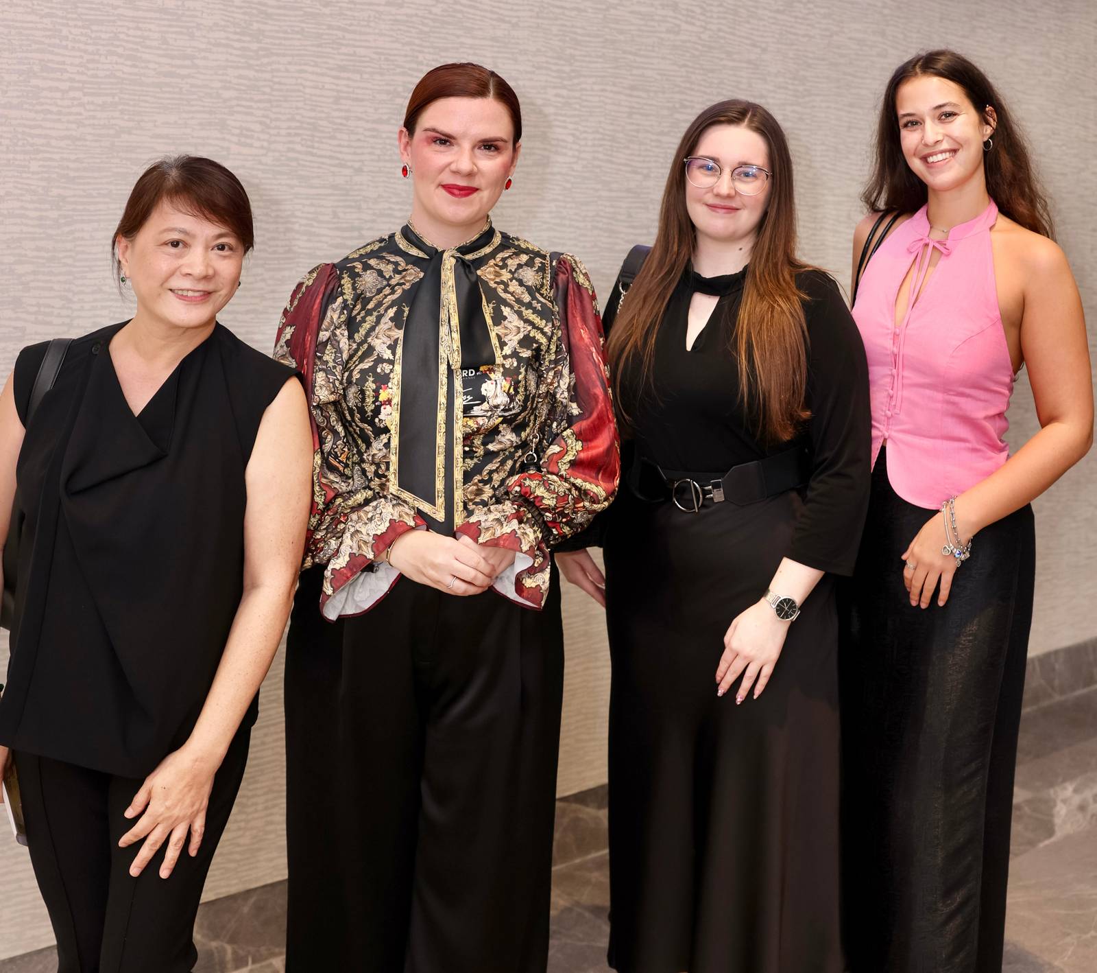 EMELDA Teng, Her Excellency Titanilla Tóth, Hungarian Ambassador to the Philippines Vivien Józsa and Tia Tavasz.