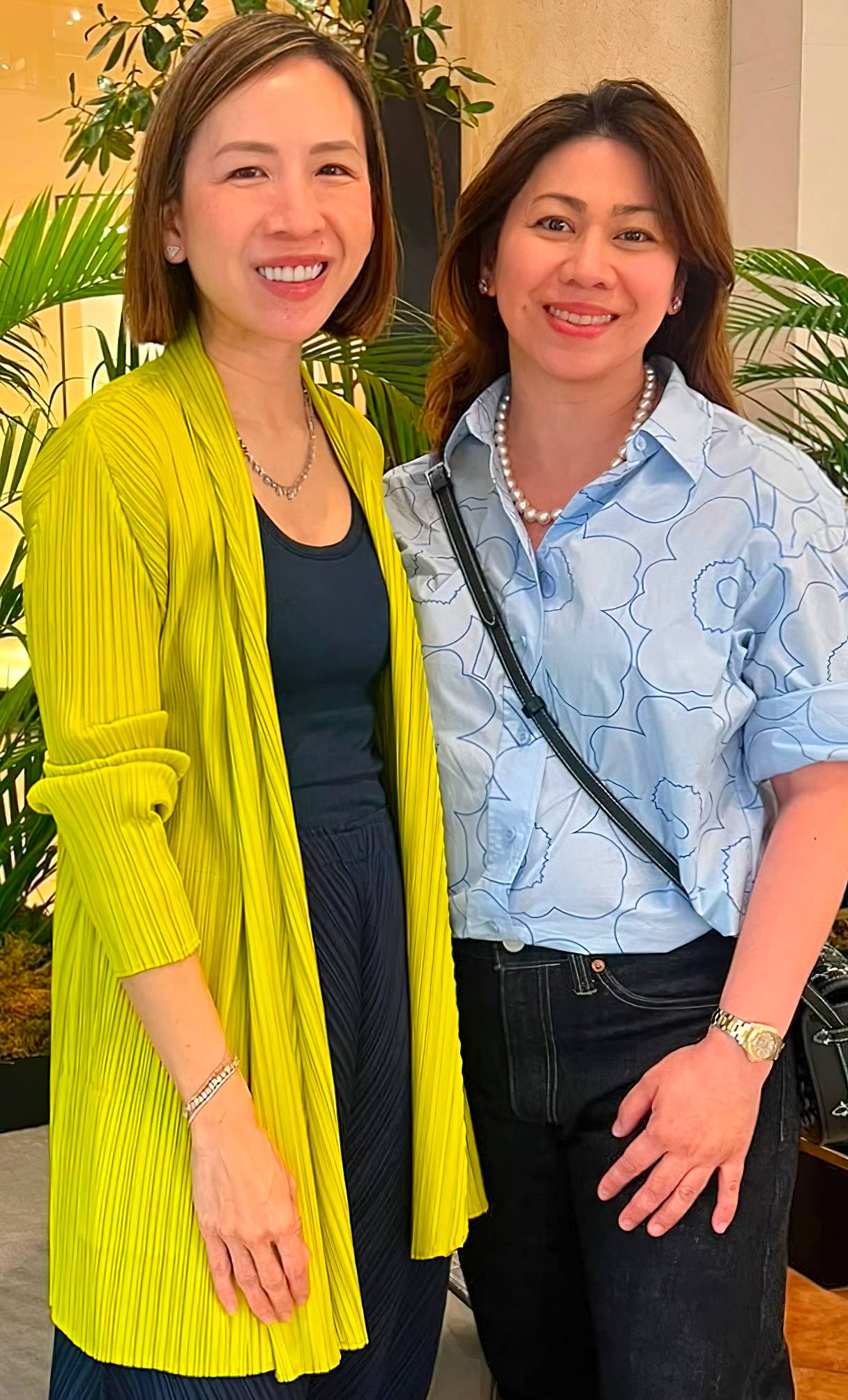 GRETCHEN Uy and Dr. Gwyneth Velez.