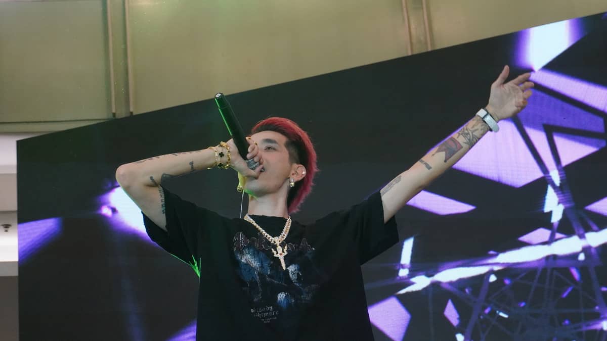 CAMBODIAN rapper 
and singer G-Devith.