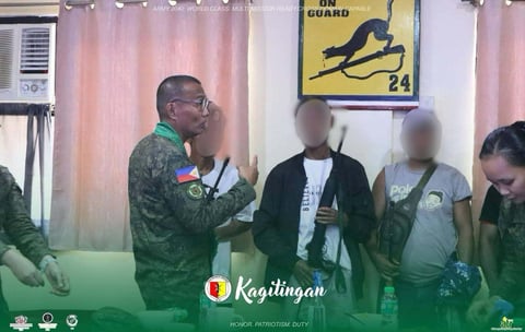 Six rebels surrender to military in Ilocos Sur