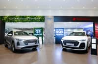 DISPLAYED side by side, the Audi Q5 Hybrid and SQ5 Hybrid show the regular and performance sides of the expanded range.